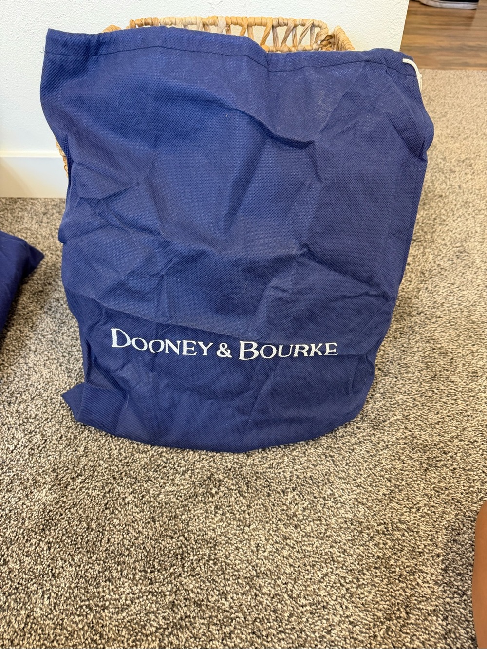 Dooney & Bourke Brown Croc-Embossed Leather Hobo Bag - Picture 3 of 3